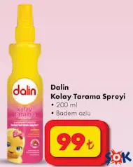 DALİN KOLAY TARAMA SPREYİ 200 ML DALİN KOLAY TARAMA SPREYİ 200 ML